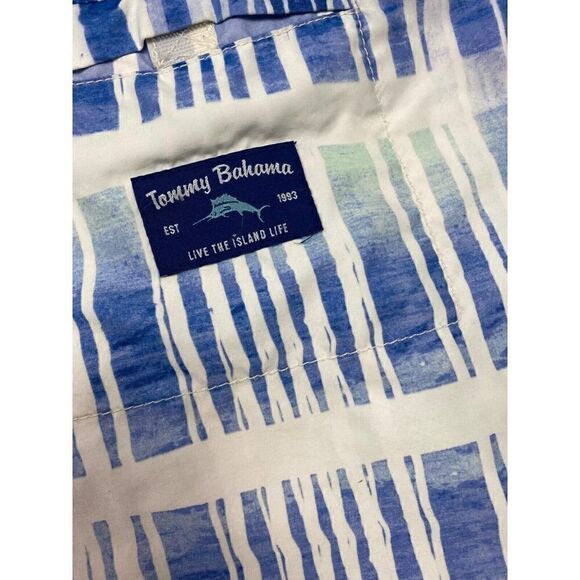 Tommy Bahama Trunks Men's 40 waist Swim Shorts Blue Lined Drawstring Men L@@K - Picture 5 of 5